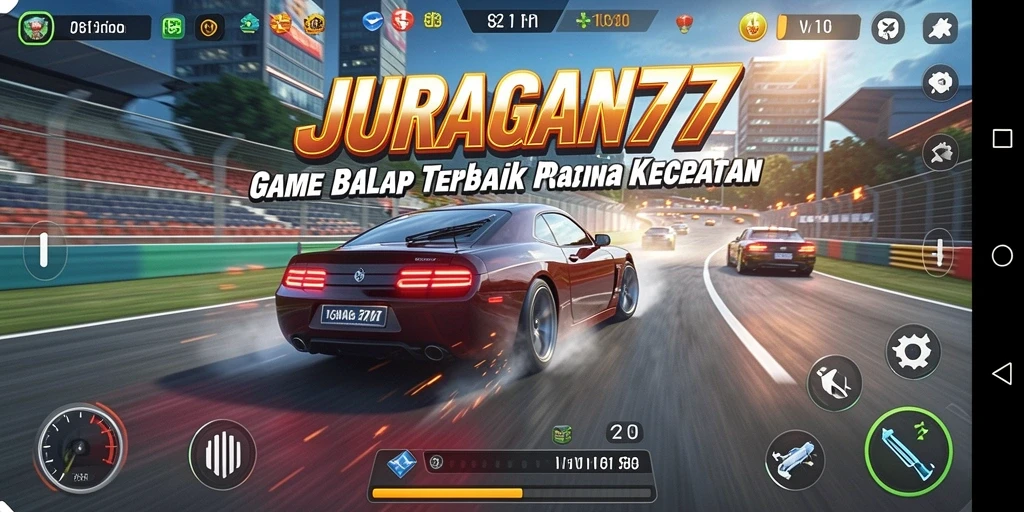 Gameplay seru balapan mobil di JURAGAN77 dengan grafis menakjubkan.