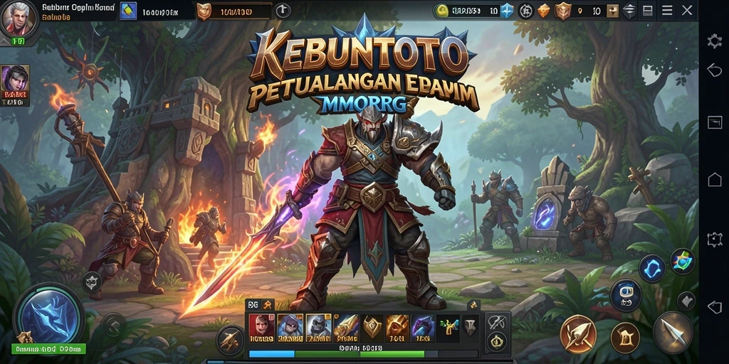 Tampilan menawan dari gameplay KEBUNTOTO dalam dunia MMORPG.